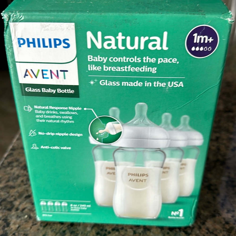 Phillips natural glass bottles (4)